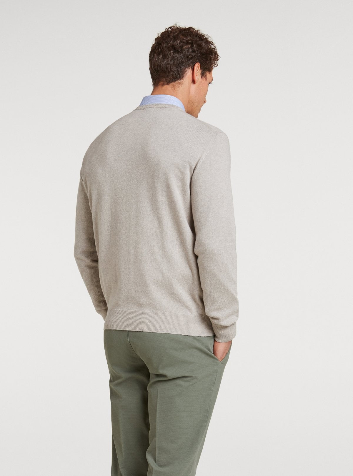 Maglia girocollo in lana cashmere - StepByStep