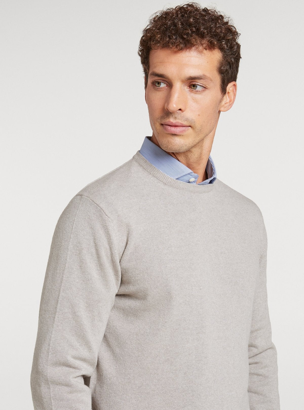 Maglia girocollo in lana cashmere - StepByStep