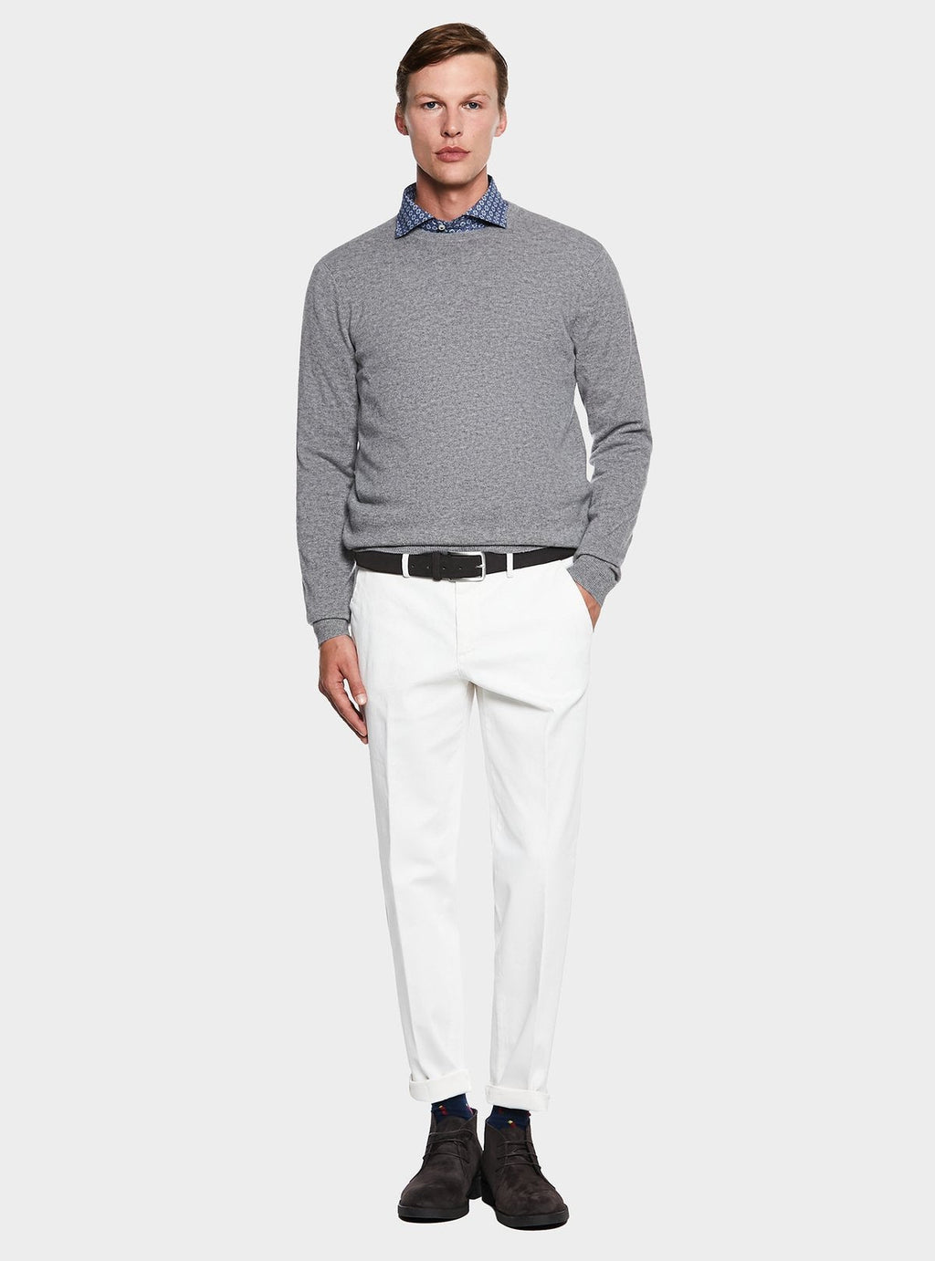 Maglia girocollo in lana cashmere - StepByStep