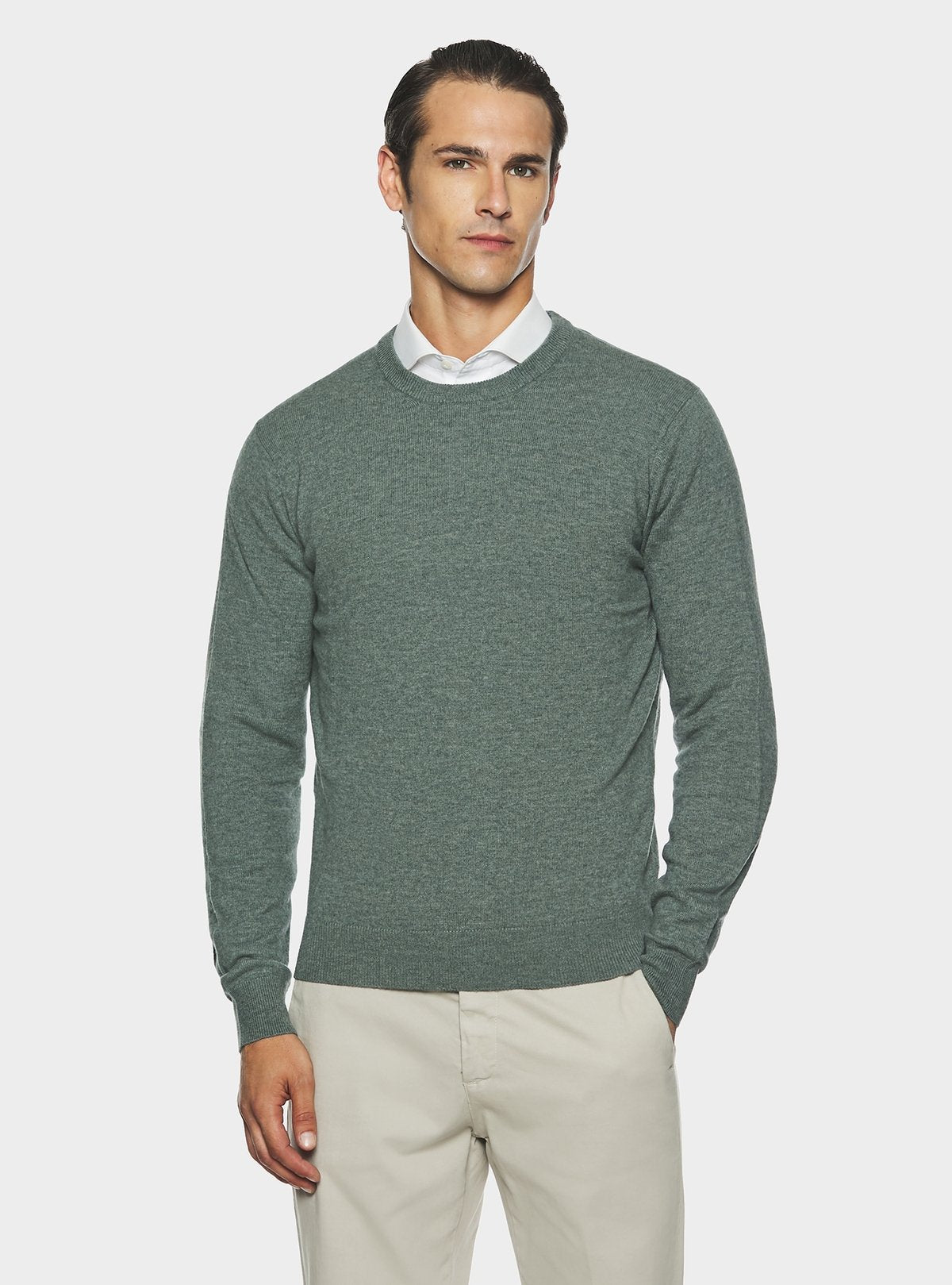 Maglia girocollo in lana cashmere - StepByStep