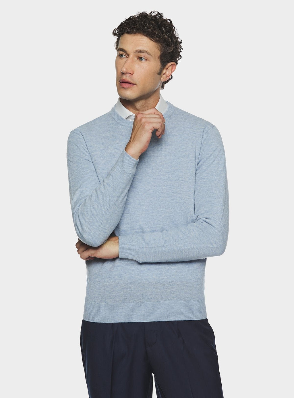 Maglia girocollo in lana cashmere - StepByStep