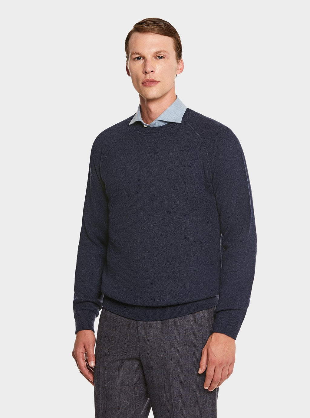 Maglia girocollo misto cashmere taglio felpa - StepByStep