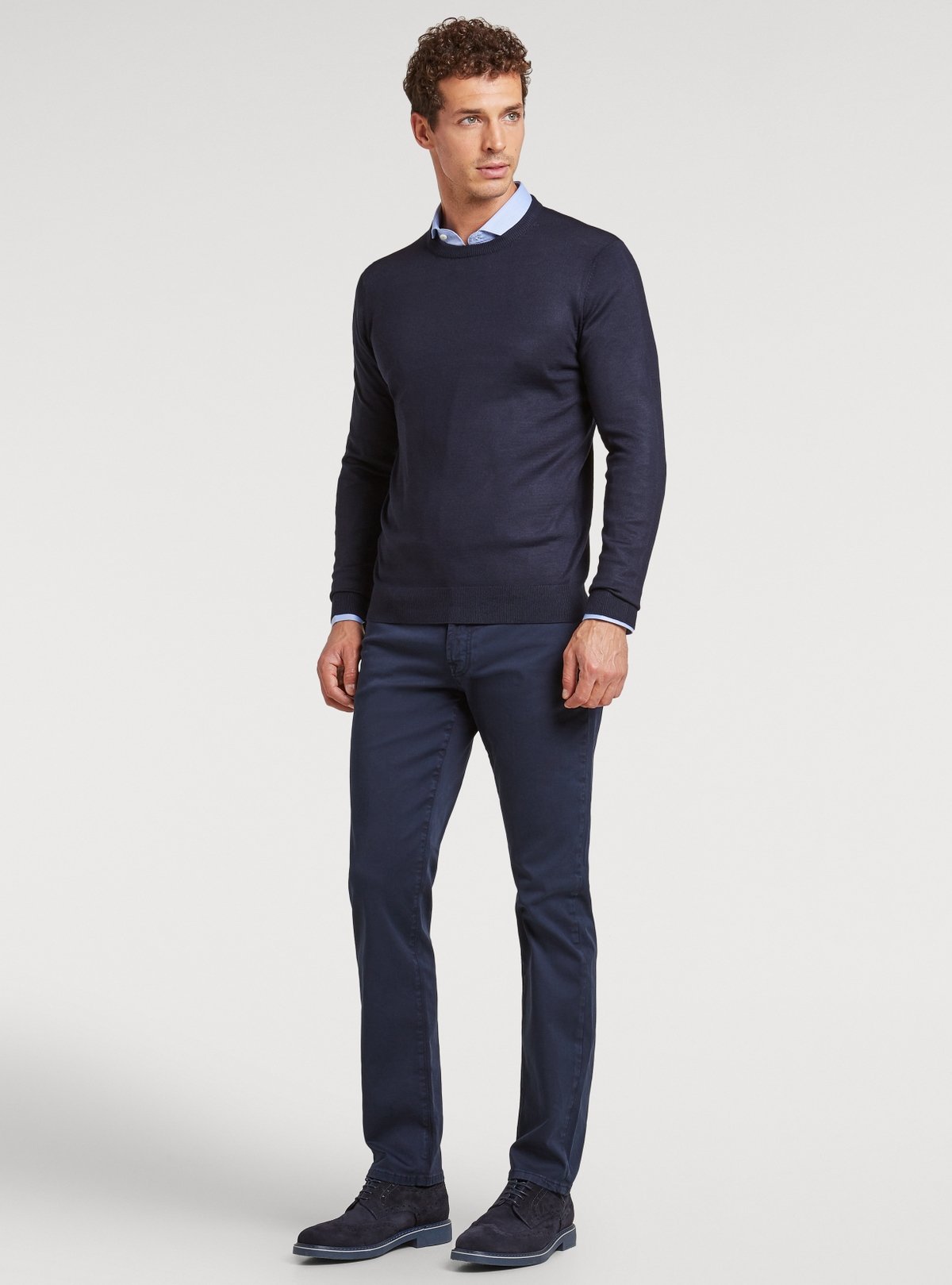 Maglia girocollo tinta unita - StepByStep