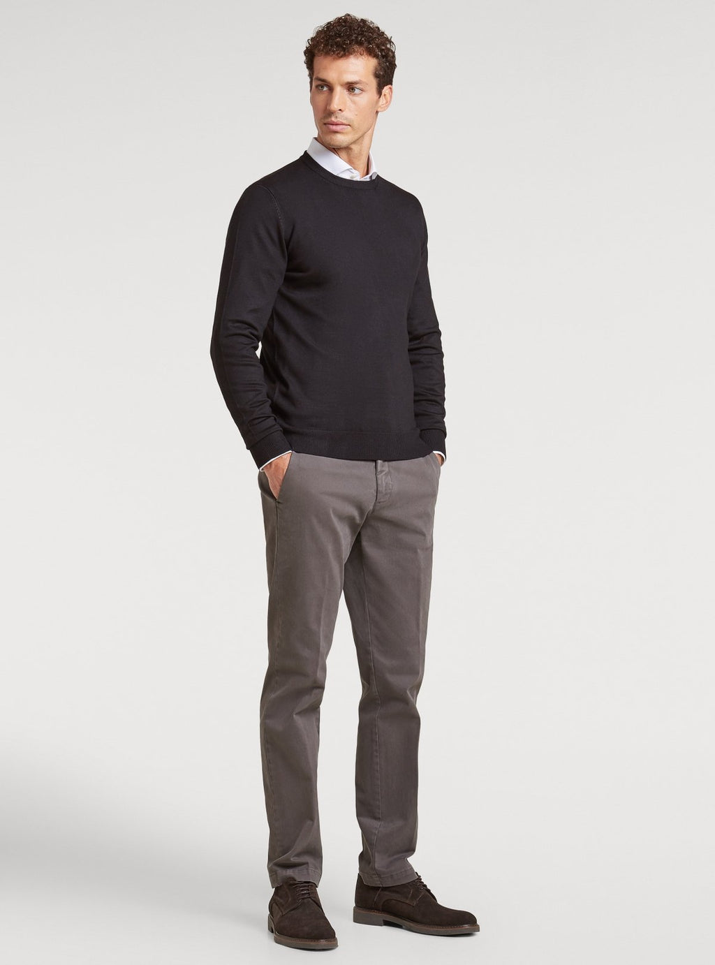 Maglia girocollo tinta unita - StepByStep