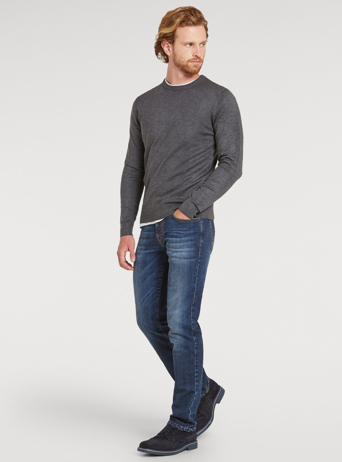 Maglia girocollo tinta unita - StepByStep