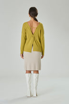 Maglia in misto Cashmere con incrocio sul retro - Andrea - StepByStep