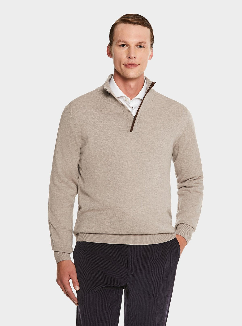 Maglia mock neck in misto cashmere - StepByStep