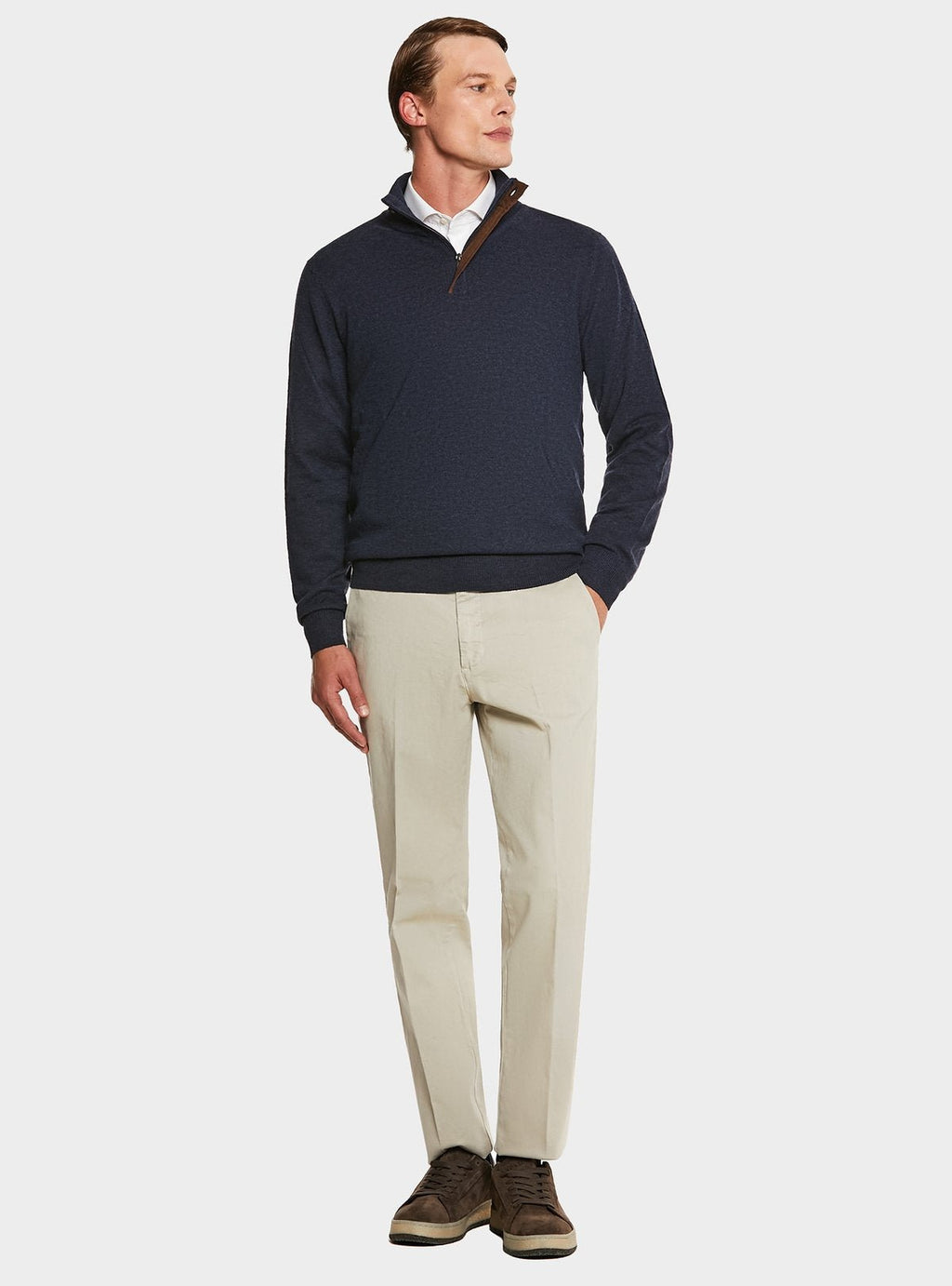 Maglia mock neck in misto cashmere - StepByStep