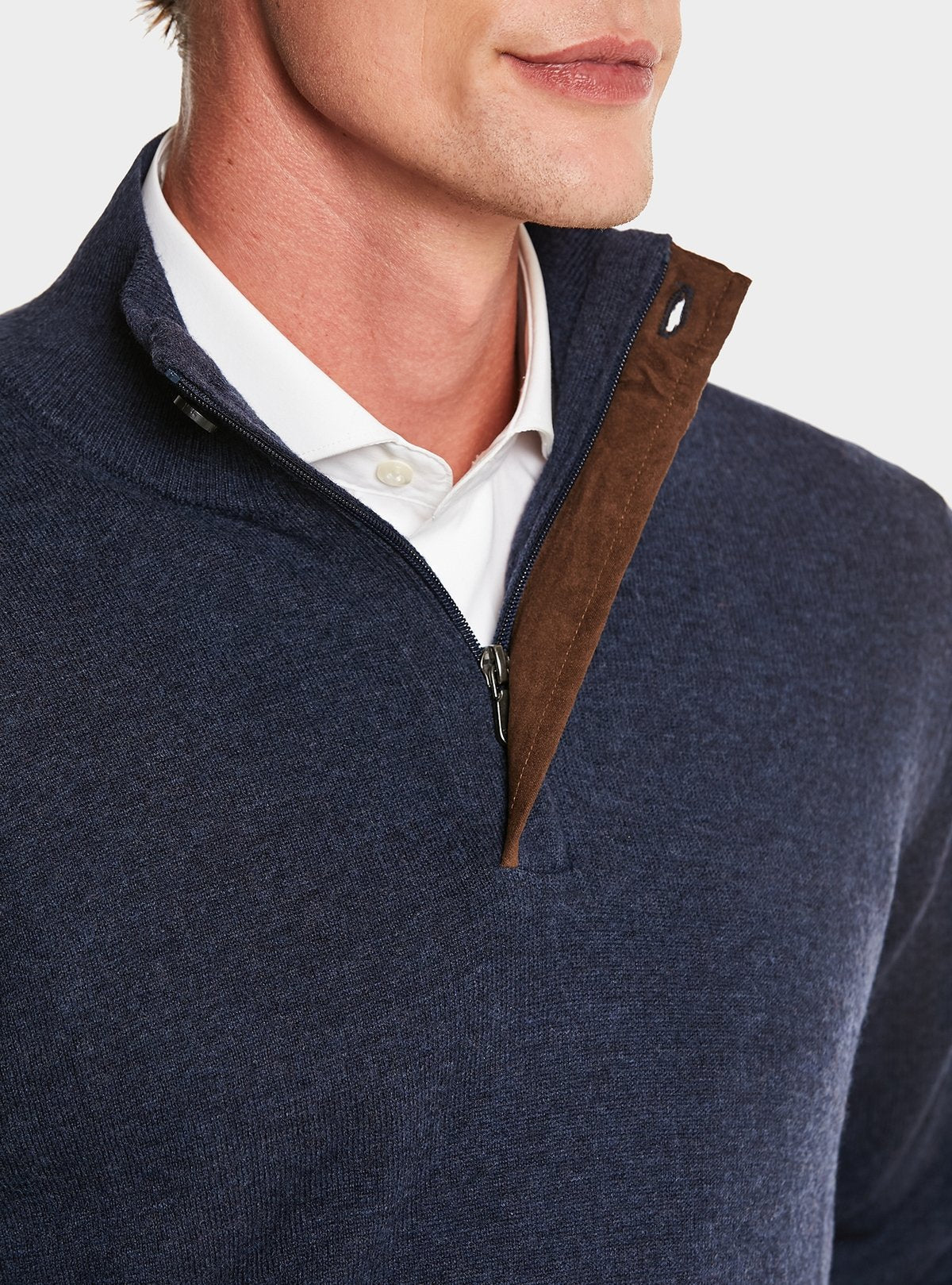 Maglia mock neck in misto cashmere - StepByStep