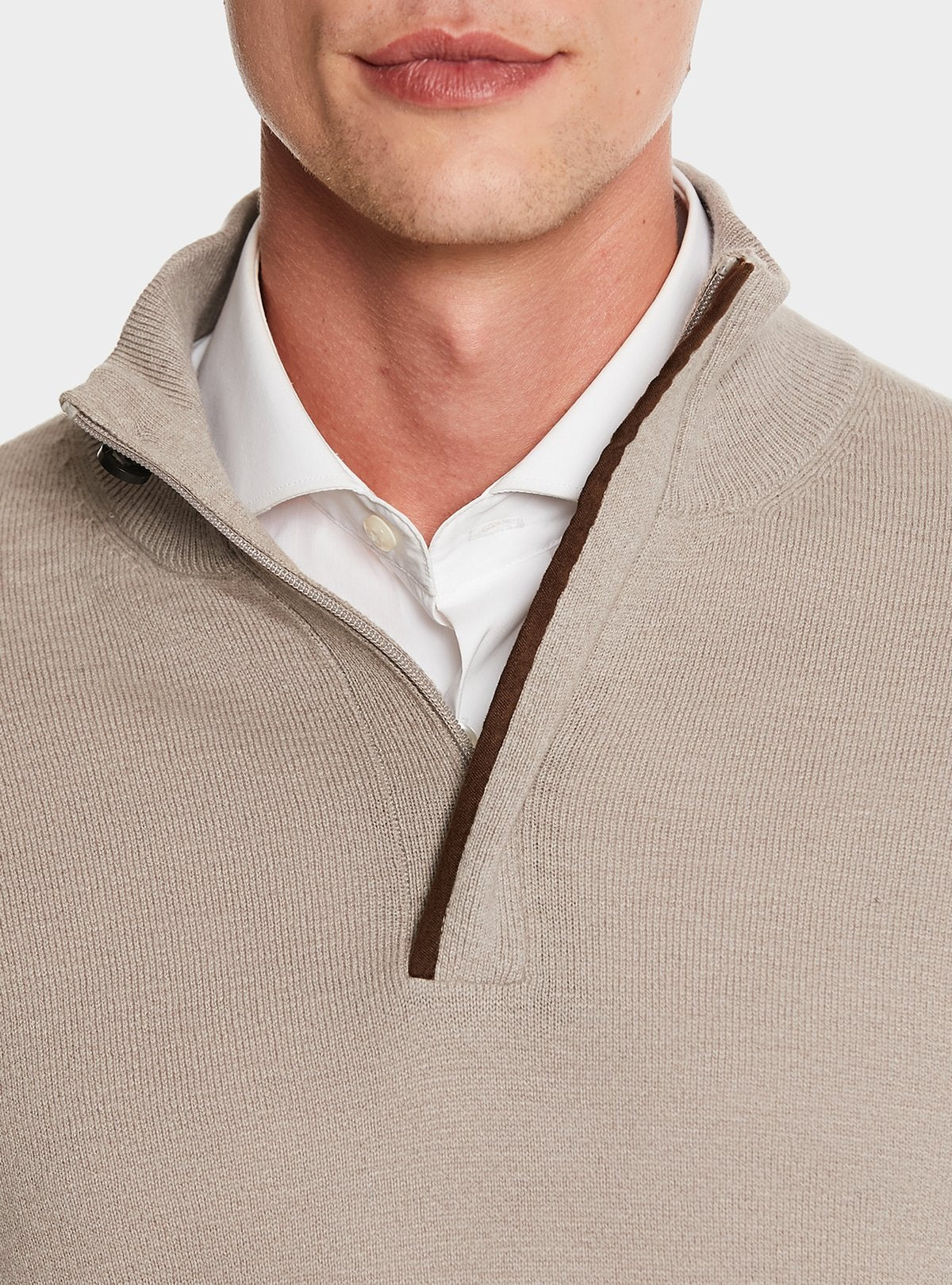 Maglia mock neck in misto cashmere - StepByStep