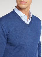 Maglia scollo a V in lana merino - StepByStep