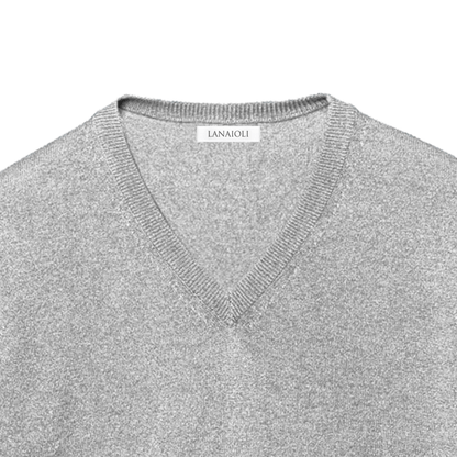 Maglia Uomo 100% Puro Cashmere Scollo a V - StepByStep