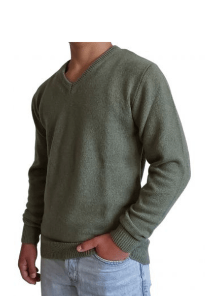 Maglia Uomo Collo a V in Cashmere Rigenerato Finezza 7 - StepByStep