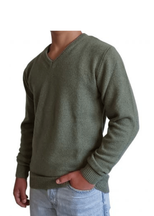 Maglia Uomo Collo a V in Cashmere Rigenerato Finezza 7 - StepByStep