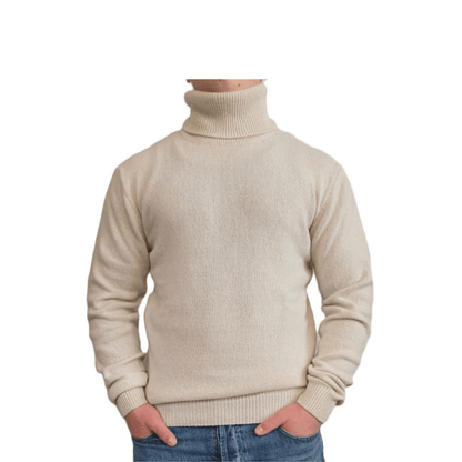 Maglia Uomo Collo Alto Cashmere Rigenerato Finezza 7 - StepByStep
