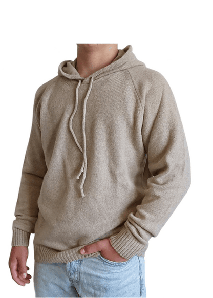 Maglia Uomo con Cappuccio Cashmere Rigenerato - StepByStep