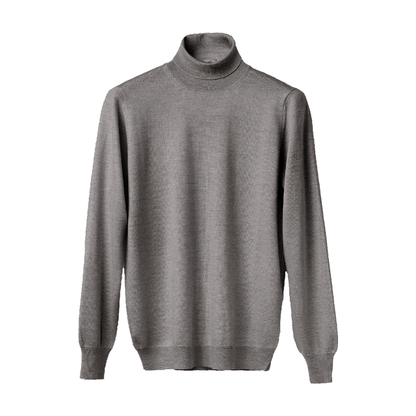 Maglia Uomo Dolcevita Cashmere Uomo, Seta e Lana Merino - StepByStep