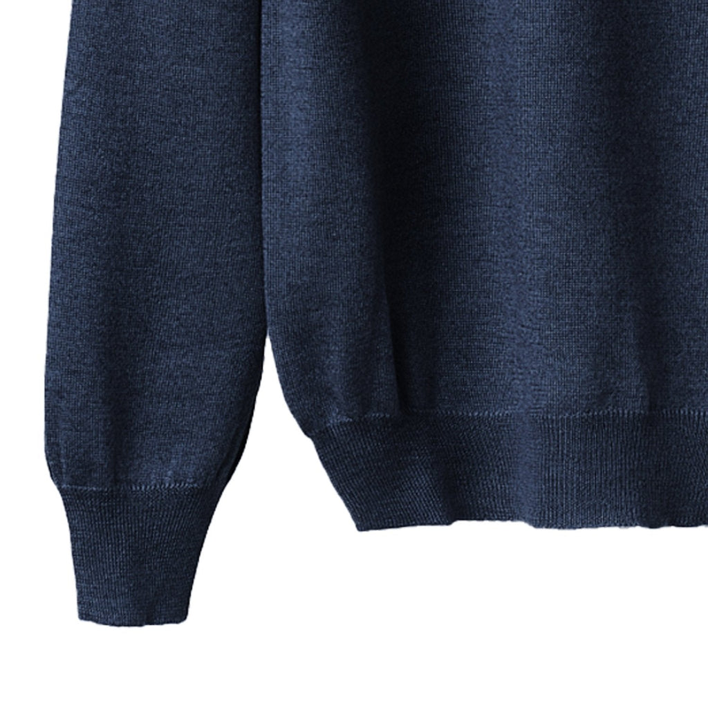 Maglia Uomo in misto Cashmere, Seta e Lana Merino Extrafine Girocollo - StepByStep