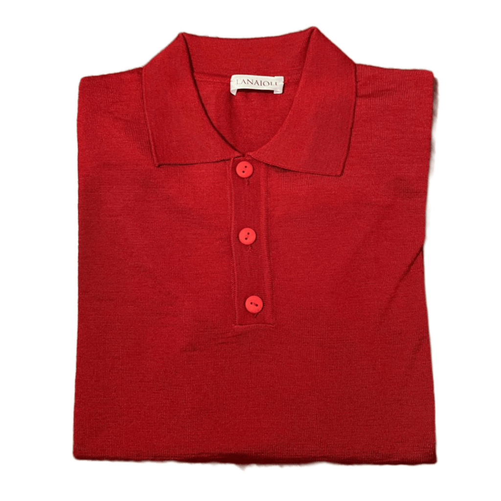 Maglia uomo leggera lana merino extrafine tipo Polo - StepByStep