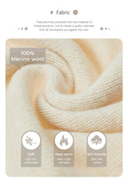 Maglione cardigan in lana merino 100% autunno inverno donna cerniera felpa con cappuccio manica lunga colori puri maglieria in cashmere abbigliamento femminile - StepByStepNow