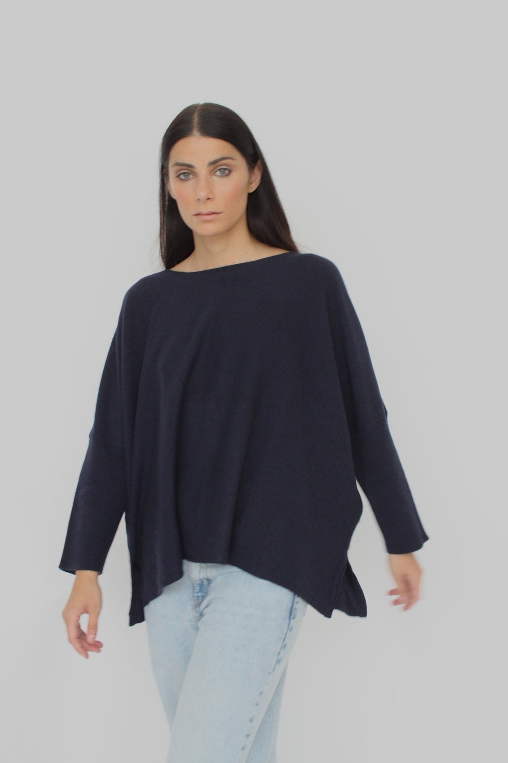 Maglione con scollo a barca in misto Cashmere - Adele - StepByStep