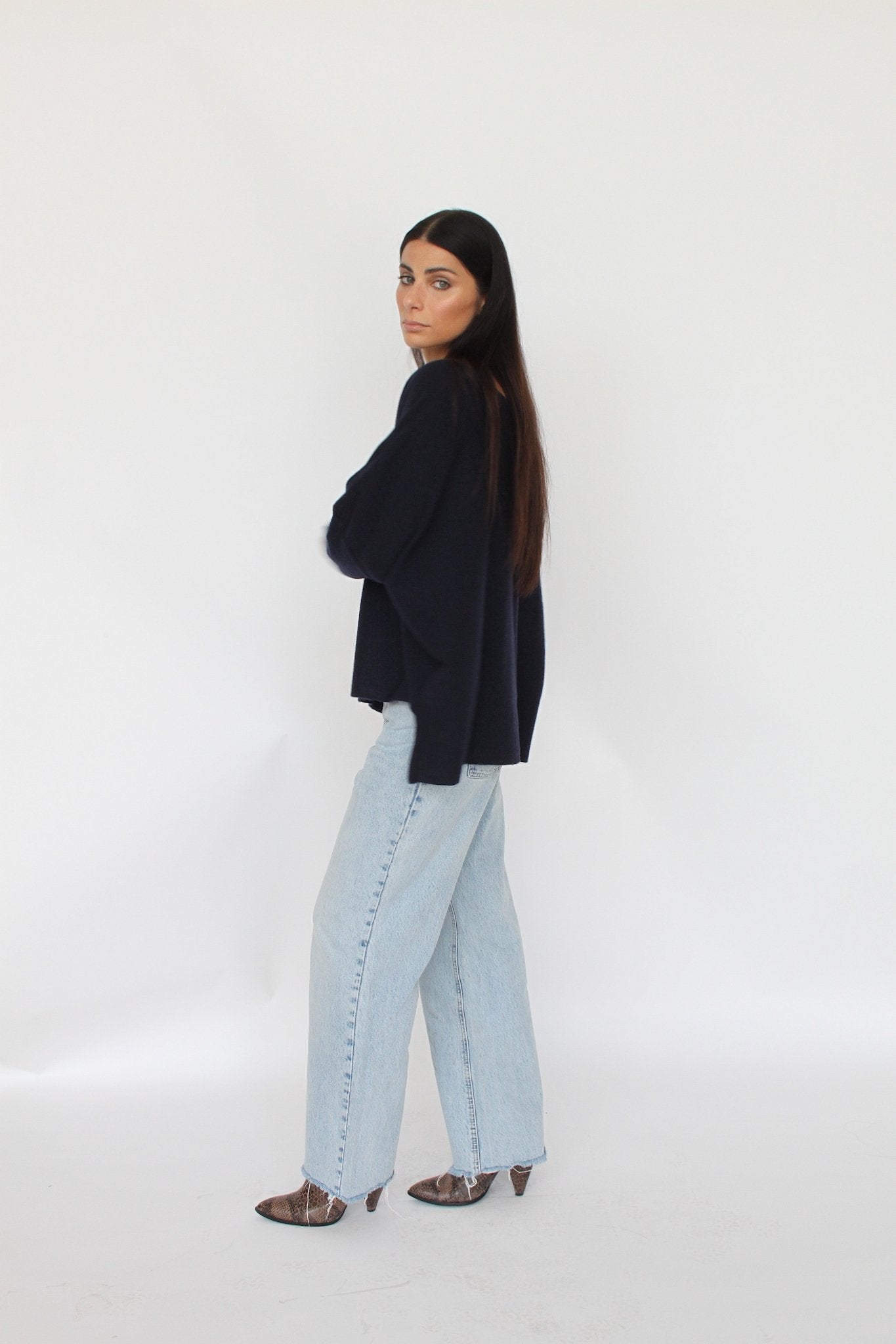 Maglione con scollo a barca in misto Cashmere - Adele - StepByStep