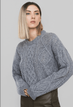 Maglione con trecce in Lana Merinos - Caterina - StepByStep