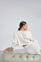 Maglione Crop con Scollo a Barca - Bio Gaga - StepByStep