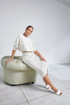 Maglione Crop con Scollo a Barca - Bio Gaga - StepByStep