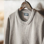 Maglione girocollo in ciniglia casual Maden per uomo Maglieria beige calda e delicata sulla pelle Autunno Inverno Maglione morbido tinta unita di base - StepByStepNow