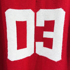 Maglione lavorato a maglia da donna con numero di colore a contrasto StepByStepNoww