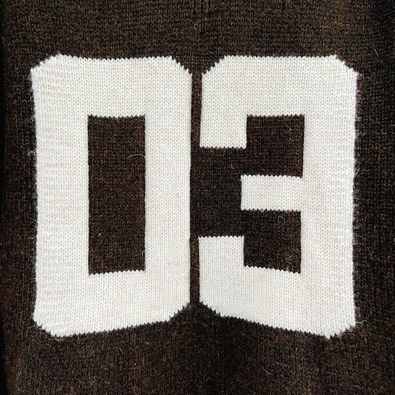 Maglione lavorato a maglia da donna con numero di colore a contrasto StepByStepNow