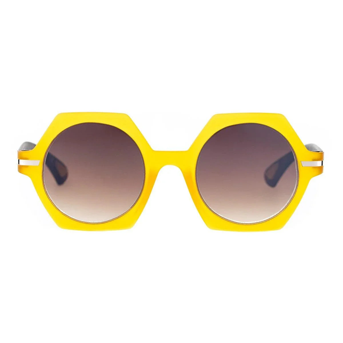 AirDP Maria Chiara C4 sunglasses in brown, yellow