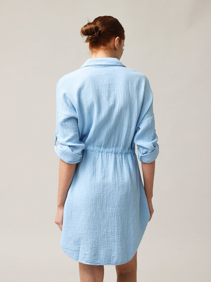 Marškinių tipo muslino suknelė - StepByStep