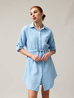 Marškinių tipo muslino suknelė - StepByStep