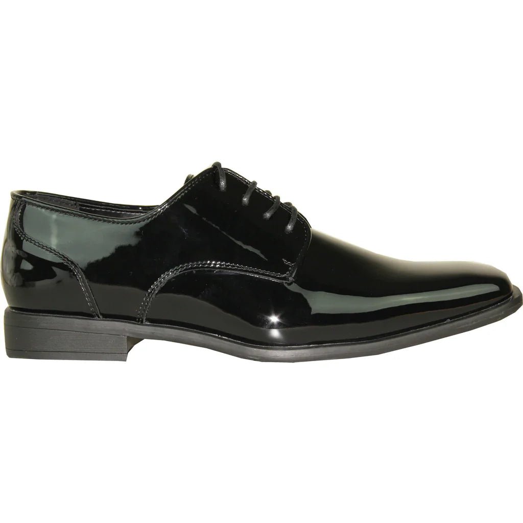 "Matteo" Black Vangelo Tuxedo Shoes - StepByStep