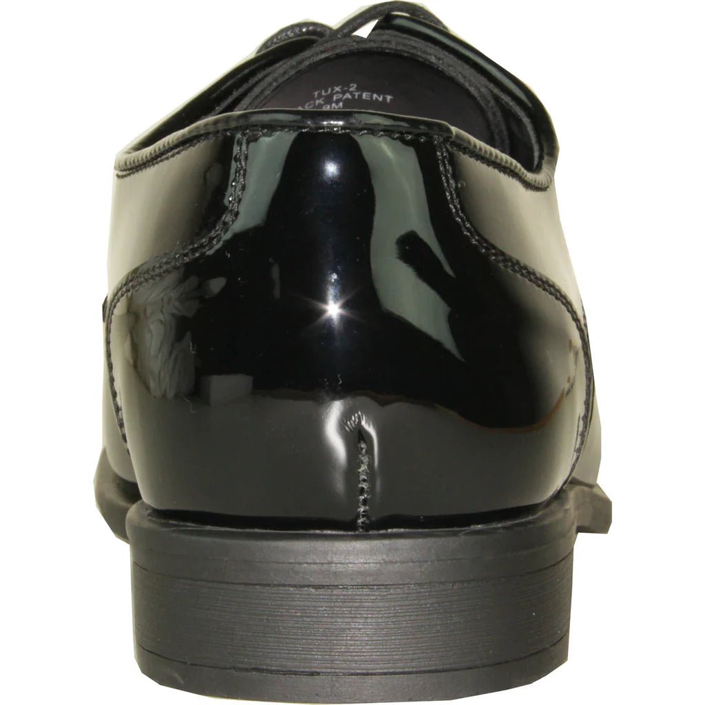 "Matteo" Black Vangelo Tuxedo Shoes - StepByStep