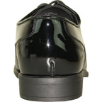 "Matteo" Black Vangelo Tuxedo Shoes - StepByStep