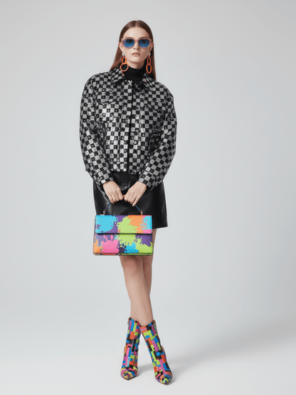 MEATPACKING Sequin Tuxedo Blazer Jacket BYMANYC ® New York - StepByStep