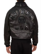 Men Hip Hop Sheep skin Varsity Jacket Embroidered Diamond Classic Casual - StepByStep