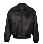Men Hip Hop Sheep skin Varsity Jacket Embroidered Diamond Classic Casual - StepByStep