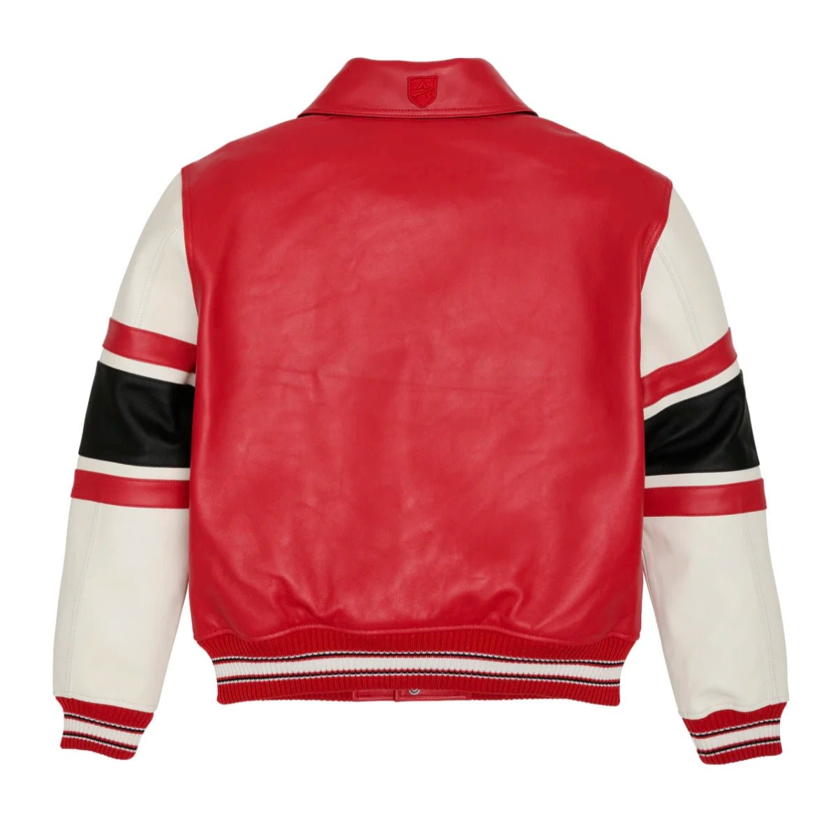 Men Hip Hop Sheep skin Varsity Jacket Embroidered Diamond Classic Casual - StepByStep