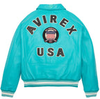 Men Hip Hop Sheep skin Varsity Jacket Embroidered Diamond Classic Casual - StepByStep