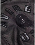 Men Hip Hop Sheep skin Varsity Jacket Embroidered Diamond Classic Casual - StepByStep