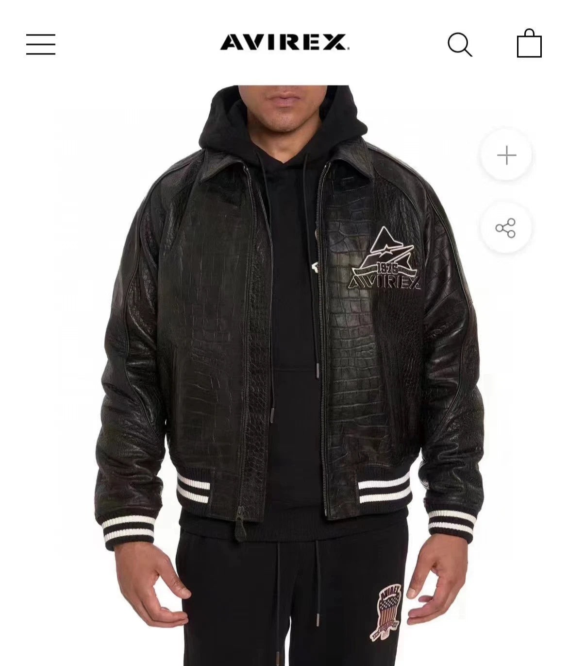 Men Hip Hop Sheep skin Varsity Jacket Embroidered Diamond Classic Casual - StepByStep