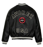 Men Hip Hop Sheep skin Varsity Jacket Embroidered Diamond Classic Casual - StepByStep
