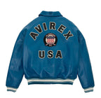 Men Hip Hop Sheep skin Varsity Jacket Embroidered Diamond Classic Casual - StepByStep