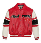 Men Hip Hop Sheep skin Varsity Jacket Embroidered Diamond Classic Casual - StepByStep