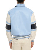 Men Hip Hop Sheep skin Varsity Jacket Embroidered Diamond Classic Casual - StepByStep