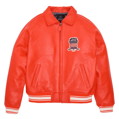 Men Hip Hop Sheep skin Varsity Jacket Embroidered Diamond Classic Casual - StepByStep
